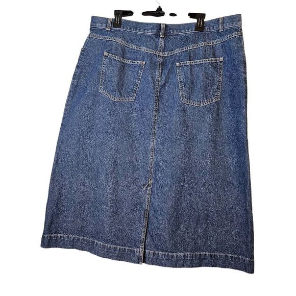 C.J Banks cotton denim skirt. Size 18W. - Picture 2 of 5